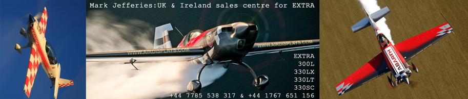 Extra Aircraft Information & sales – Mark Jefferies.